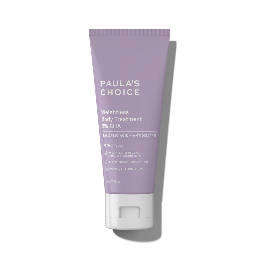 weightless body lotion with 2 bha