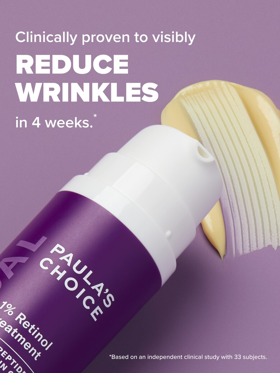 clinical 1 retinol serum treatment for anti-aging